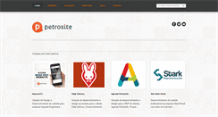 Desktop Screenshot of petrosite.com.br